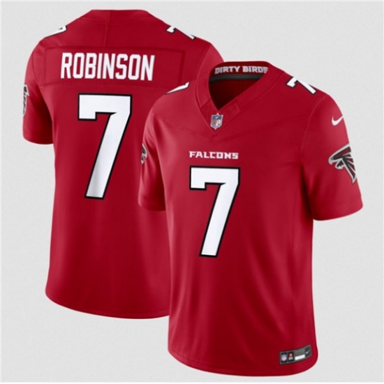 Men's Atlanta Falcons #7 Bijan Robinson Red 2026 New F.U.S.E. Vapor Untouchable Limited Football Stitched Jersey - Ujersey