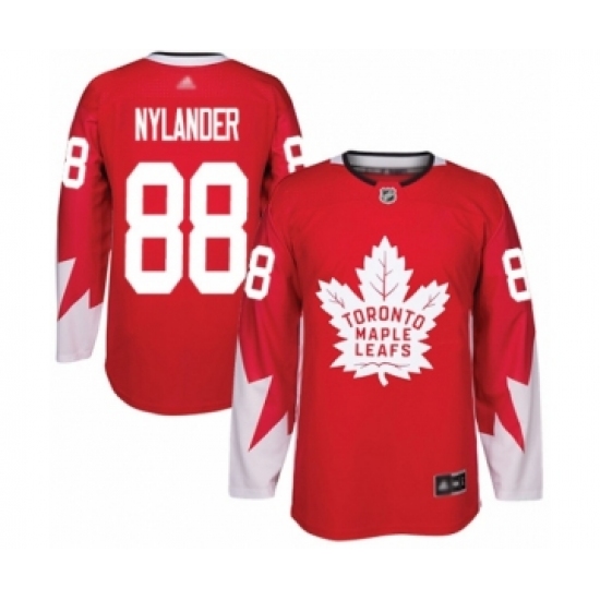Youth Toronto Maple Leafs #88 William Nylander Authentic Red Alternate Hockey Jersey - Ujersey
