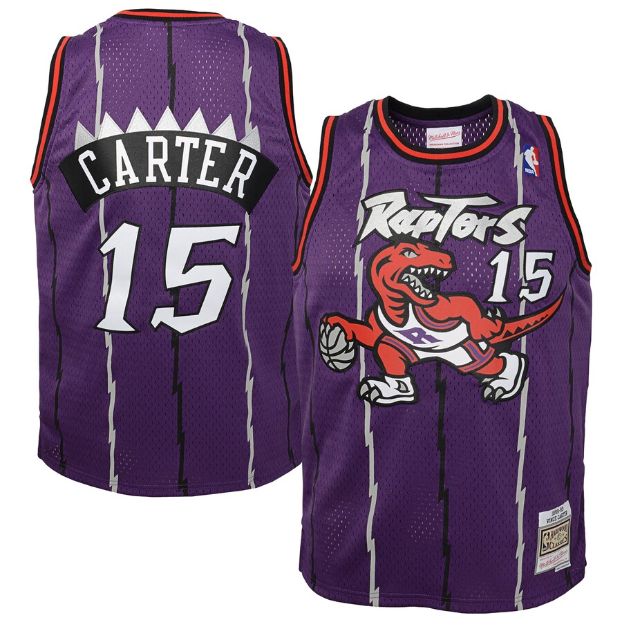 Toddler Toronto Raptors Vince Carter Purple 1998/99 Swingman Jersey - Ujersey NHL