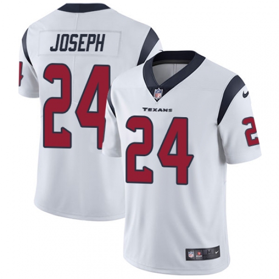 Men's Nike Houston Texans #24 Johnathan Joseph Limited White Vapor Untouchable NFL Jersey - Ujersey
