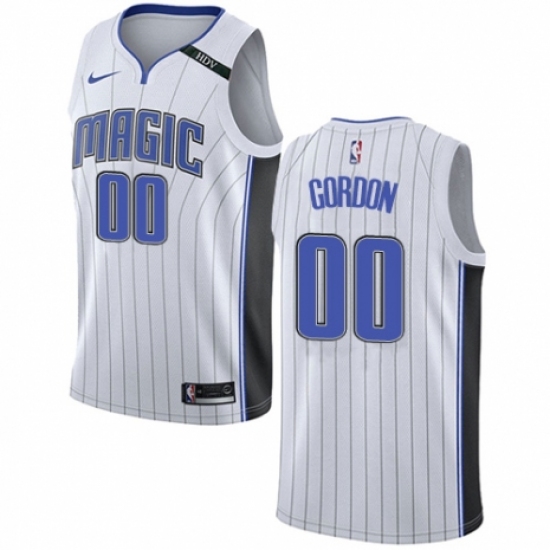 Men's Nike Orlando Magic #0 Aaron Gordon Authentic NBA Jersey - Association Edition - Ujersey