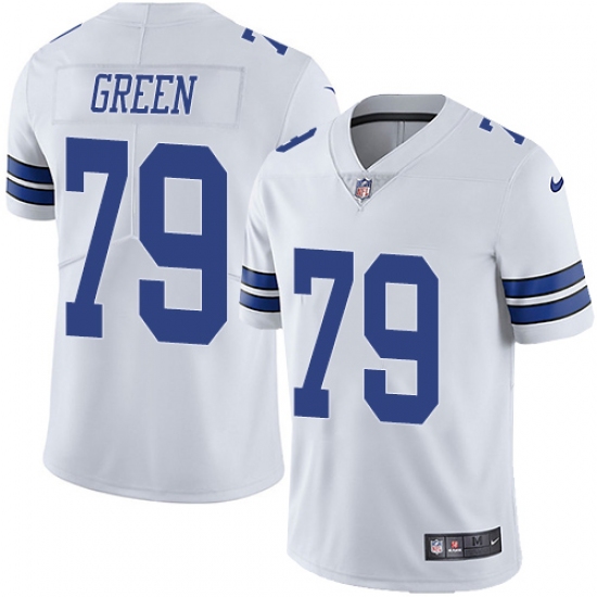 Youth Nike Dallas Cowboys #79 Chaz Green White Vapor Untouchable Limited Player NFL Jersey - Ujersey