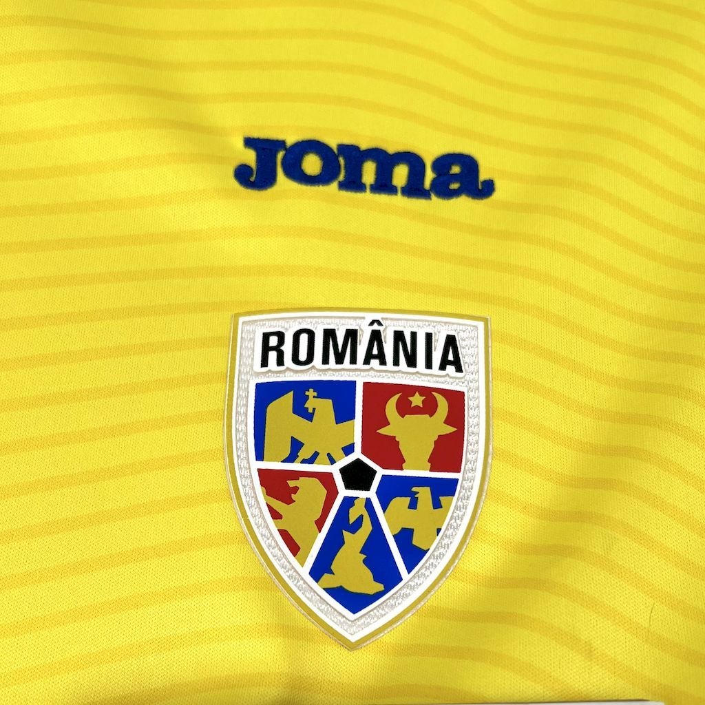 Romania Soccer Jersey Home Custom Shirt 2025/26 - ujerseystore
