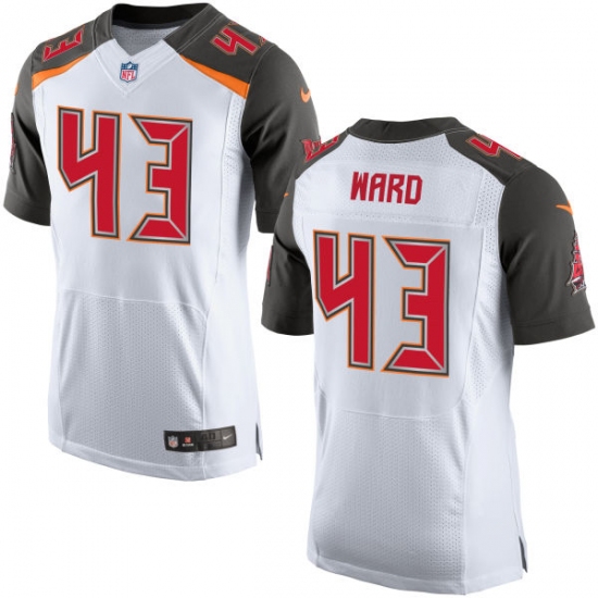 Men's Nike Tampa Bay Buccaneers #43 T.J. Ward Elite White NFL Jersey - Ujersey