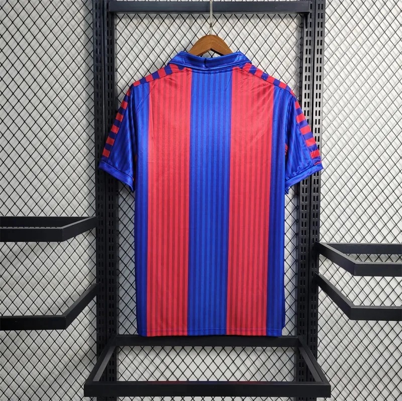 Barcelona Retro Jersey Home Soccer Shirt 1991-92 - Ujersey NHL