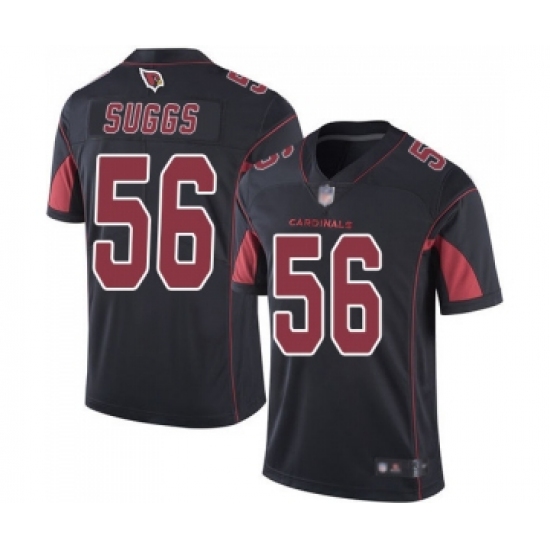 Men's Arizona Cardinals #56 Terrell Suggs Limited Black Rush Vapor Untouchable Football Jersey - Ujersey