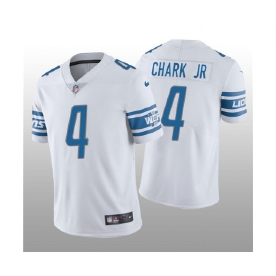 Men's Detroit Lions #4 DJ Chark Jr. White Vapor Untouchable Limited Stitched Jersey - Ujersey