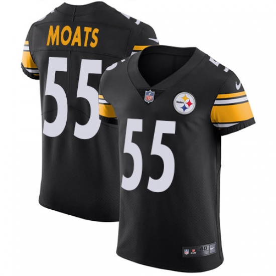 Men's Nike Pittsburgh Steelers #55 Arthur Moats Black Team Color Vapor Untouchable Elite Player NFL Jersey - Ujersey