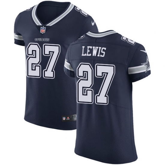 Men's Nike Dallas Cowboys #27 Jourdan Lewis Navy Blue Team Color Vapor Untouchable Elite Player NFL Jersey - Ujersey