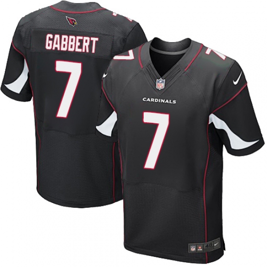 Men's Nike Arizona Cardinals #7 Blaine Gabbert Elite Black Alternate NFL Jersey - Ujersey