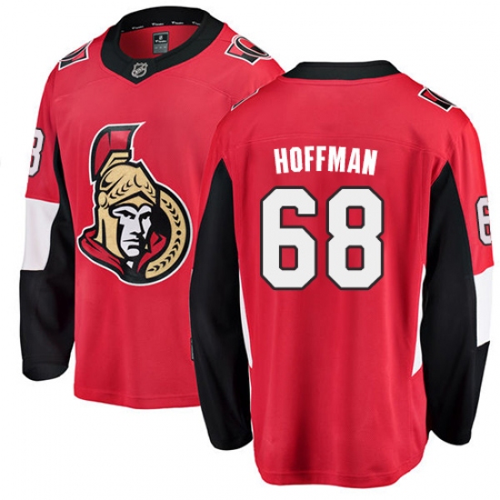 Men's Ottawa Senators #68 Mike Hoffman Fanatics Branded Red Home Breakaway NHL Jersey - Ujersey