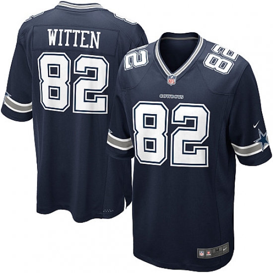 Men's Nike Dallas Cowboys #82 Jason Witten Game Navy Blue Team Color NFL Jersey - Ujersey