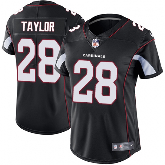 Women's Nike Arizona Cardinals #28 Jamar Taylor Black Alternate Vapor Untouchable Limited Player NFL Jersey - Ujersey
