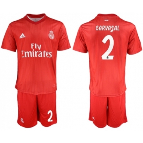 Real Madrid #2 Carvajal Third Soccer Club Jersey