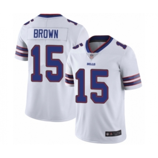Men's Buffalo Bills #15 John Brown White Vapor Untouchable Limited Player Football Jersey - Ujersey