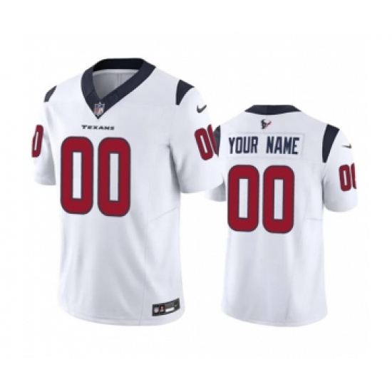 Men's Houston Texans ACTIVE PLAYER Custom White 2023 F.U.S.E Vapor Untouchable Limited Stitched Jersey - Ujersey