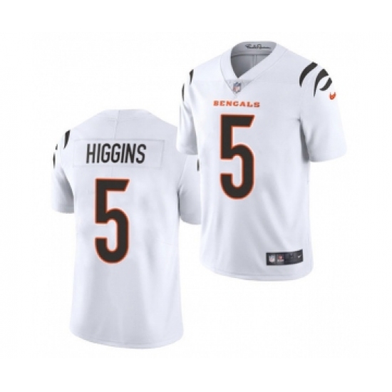 Men's Cincinnati Bengals #5 Tee Higgins White Vapor Untouchable Limited Stitched Jersey - Ujersey