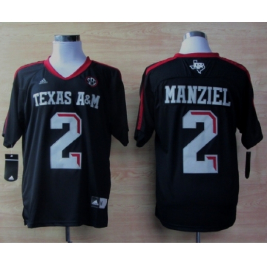 Texas A&M Aggies 2 Johnny Manziel Blue Jerseys - Ujersey