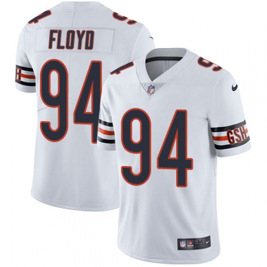 Men's Nike Chicago Bears #94 Leonard Floyd White Vapor Untouchable Limited Player NFL Jersey - Ujersey