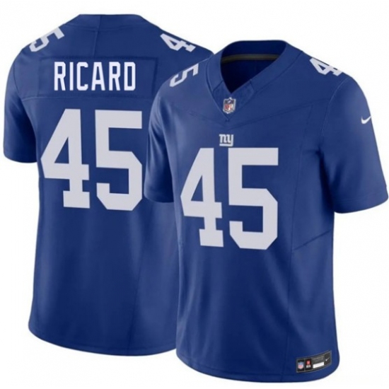Men's New York Giants #45 Patrick Ricard Blue 2026 F.U.S.E. Vapor Untouchable Limited Football Stitched Jersey - Ujersey