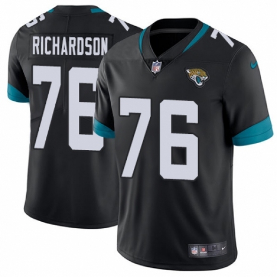 Youth Nike Jacksonville Jaguars #76 Will Richardson Teal Green Team Color Vapor Untouchable Limited Player NFL Jersey - Ujersey