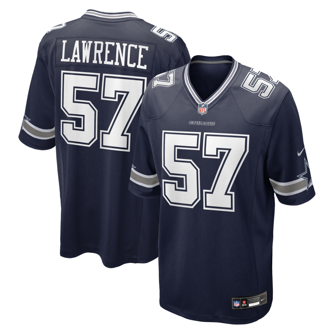 Men's Dallas Cowboys Malachi Lawrence Nike Navy 2026 NFL Draft First Round Pick No. 20 Team Game Jersey - Ujersey