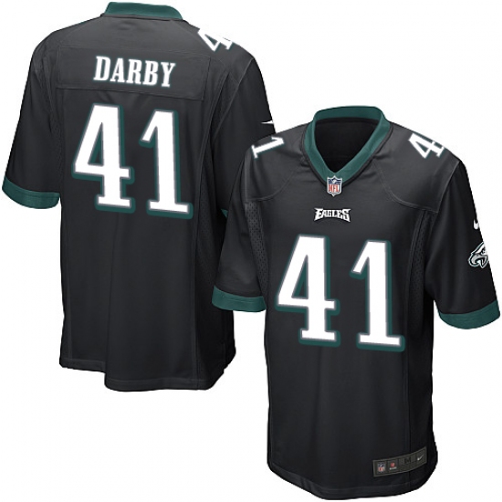 Men's Nike Philadelphia Eagles #41 Ronald Darby Game Black Alternate NFL Jersey - Ujersey