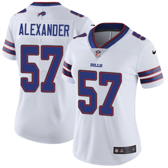 Women's Nike Buffalo Bills #57 Lorenzo Alexander White Vapor Untouchable Limited Player NFL Jersey - Ujersey
