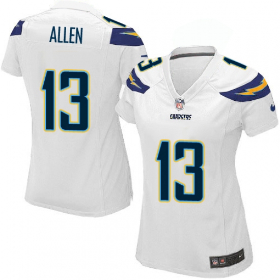 Women's Nike Los Angeles Chargers #13 Keenan Allen Game White NFL Jersey - Ujersey