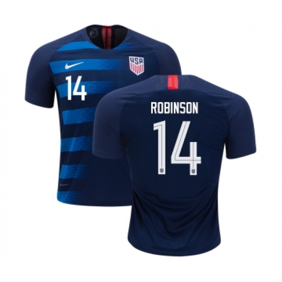 USA #14 Robinson Away Kid Soccer Country Jersey