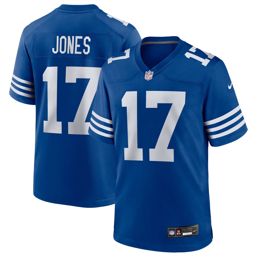 Men's Indianapolis Colts Daniel Jones Nike Royal Alternate Game Jersey - Ujersey