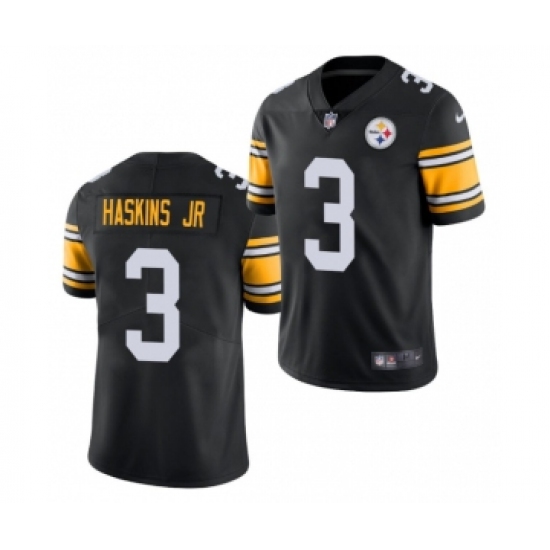 Men's Pittsburgh Steelers #3 Dwayne Haskins Jr. Black Vapor Untouchable Limited Stitched Jersey - Ujersey
