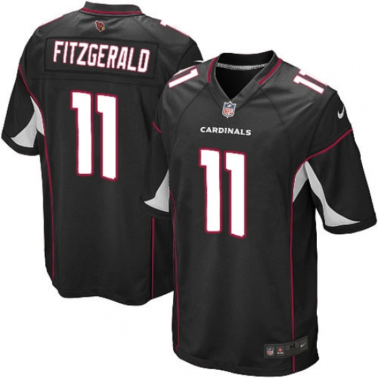 Men's Nike Arizona Cardinals #11 Larry Fitzgerald Game Black Alternate NFL Jersey - Ujersey