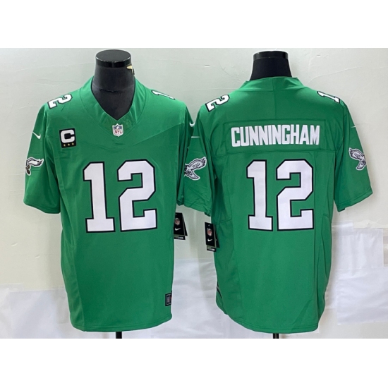 Men's Nike Philadelphia Eagles #12 Randall Cunningham Green 2023 F.U.S.E. Vapor Untouchable C Stitched Football Jersey - Ujersey