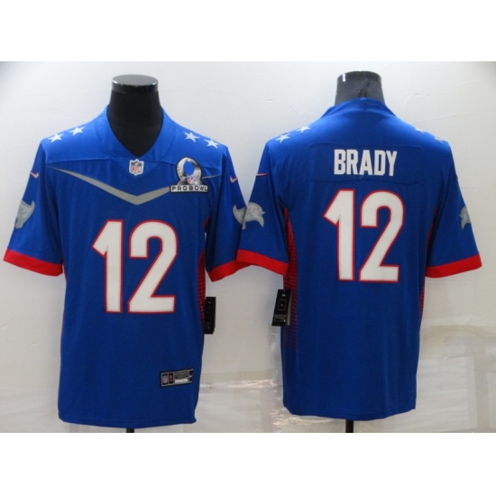 Men's Tampa Bay Buccaneers #12 Tom Brady Nike Royal 2022 NFC Pro Bowl Limited Player Jersey - Ujersey