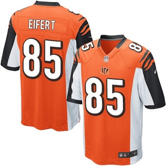 Men's Nike Cincinnati Bengals #85 Tyler Eifert Game Orange Alternate NFL Jersey - Ujersey
