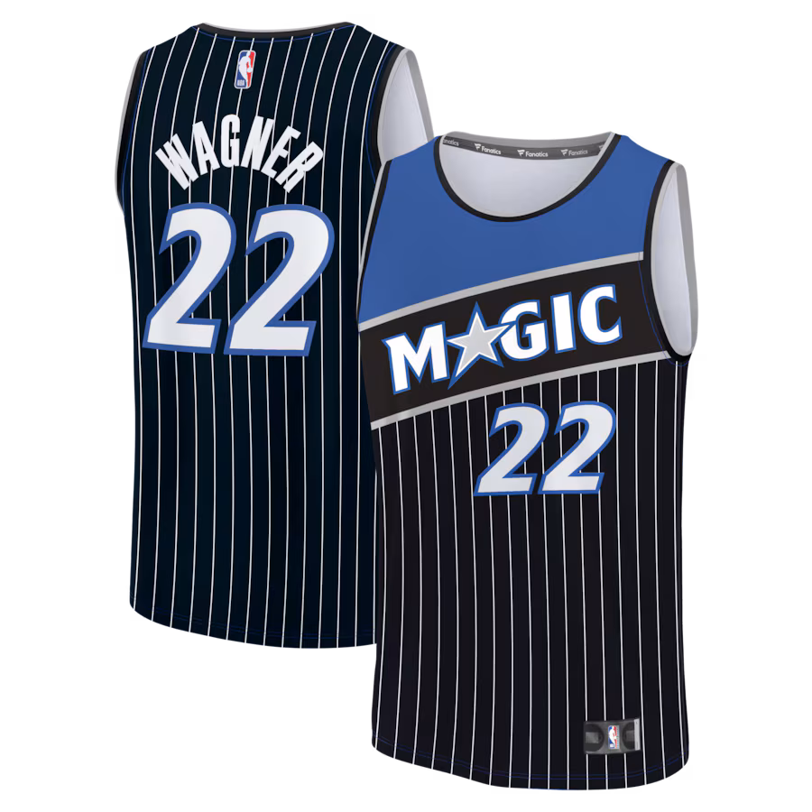 Men's Orlando Magic Franz Wagner Fanatics Black Fast Break Jersey - Statement Edition - Ujersey