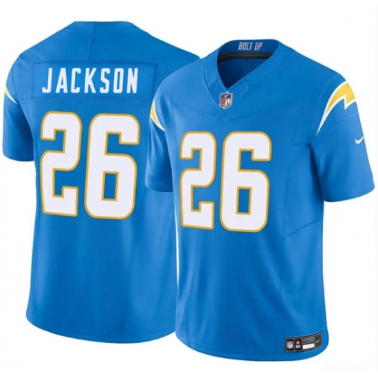 Men's Los Angeles Chargers #26 Donte Jackson Blue 2025 F.U.S.E. Vapor Limited Football Stitched Jersey - Ujersey