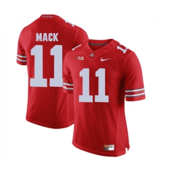 Ohio State Buckeyes 11 Austin Mack Red College Football Jersey - Ujersey