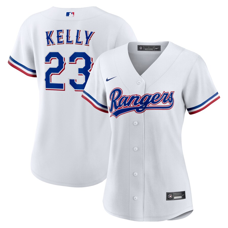 Women's Texas Rangers Merrill Kelly Nike White Home Replica Jersey - Ujersey NHL