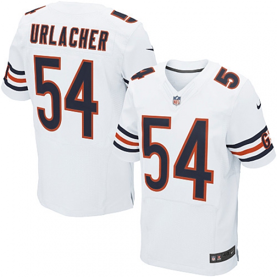 Men's Nike Chicago Bears #54 Brian Urlacher Elite White NFL Jersey - Ujersey