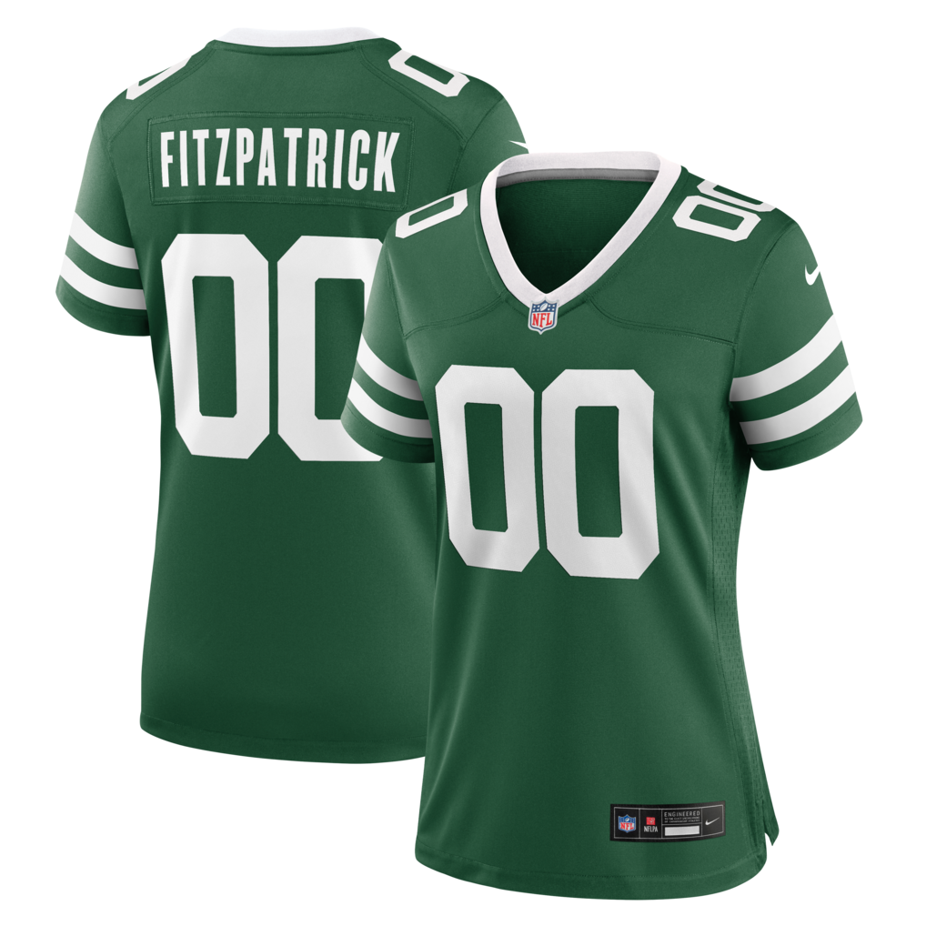 Women's New York Jets Minkah Fitzpatrick Nike Legacy Green Game Jersey - SUjersey01