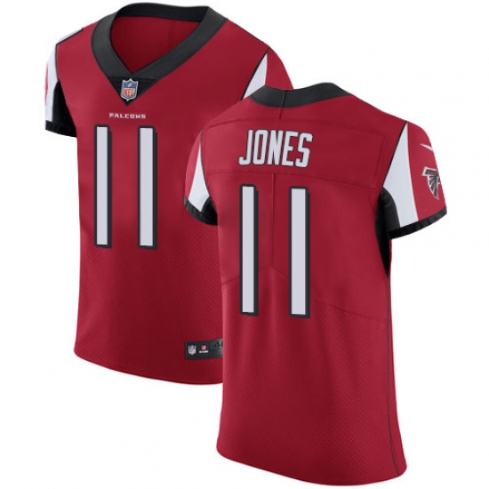 Men's Nike Atlanta Falcons #11 Julio Jones Red Team Color Vapor Untouchable Elite Player NFL Jersey - ujerseystore
