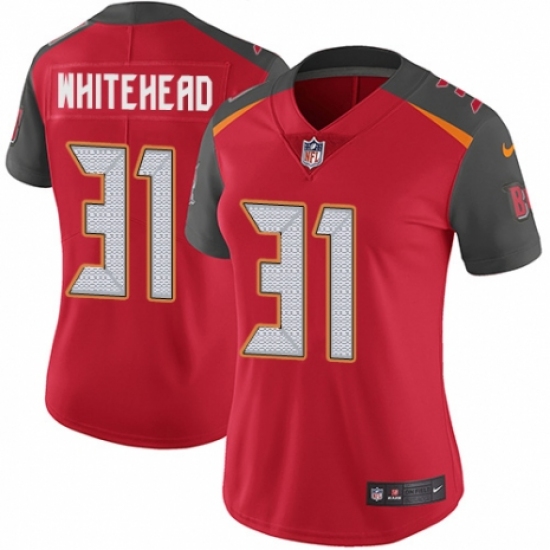 Women's Nike Tampa Bay Buccaneers #31 Jordan Whitehead Red Team Color Vapor Untouchable Elite Player NFL Jersey - Ujersey