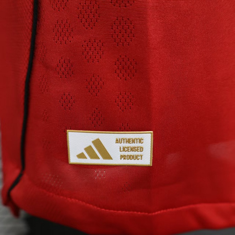 Manchester United Home Long Sleeve Jersey Shirt 2025/26 - U-jersey