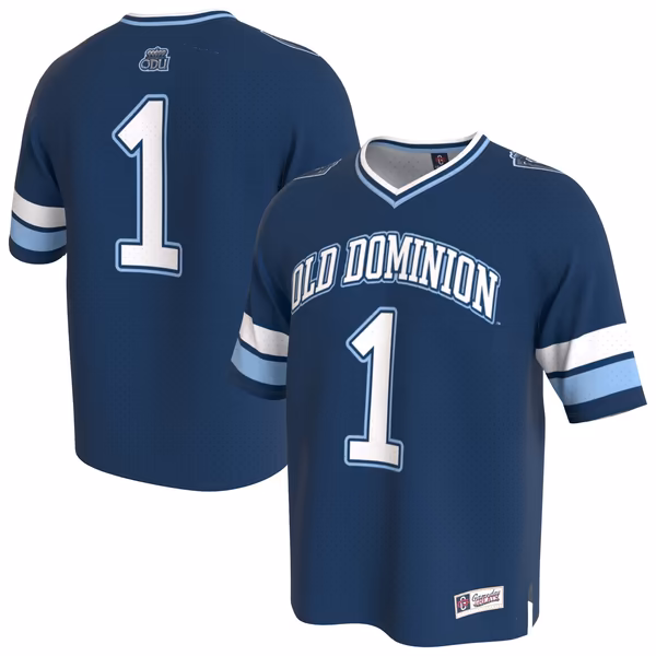Youth GameDay Greats Blue Old Dominion Monarchs Lightweight Collegiate Football Fashion Jersey - Ujersey