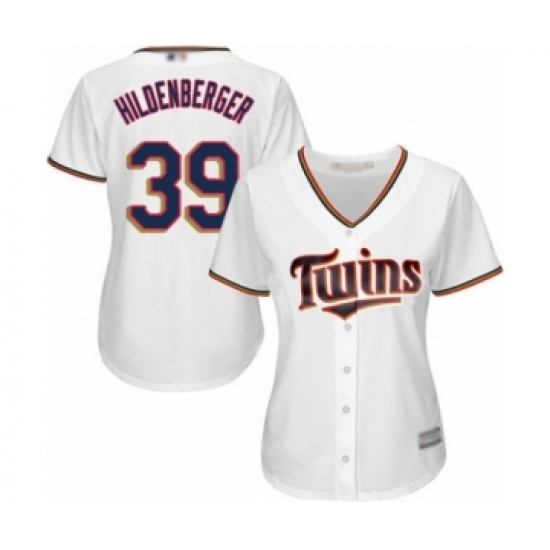 Women's Minnesota Twins #39 Trevor Hildenberger Authentic White Home Cool Base Baseball Player Jersey - Ujersey