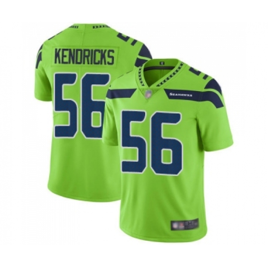 Men's Seattle Seahawks #56 Mychal Kendricks Limited Green Rush Vapor Untouchable Football Jersey - Ujersey