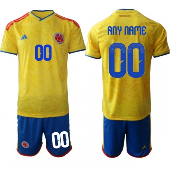 Colombia 2026 FIFA World Cup Soccer Jersey Yellow CUSTOM - Ujersey
