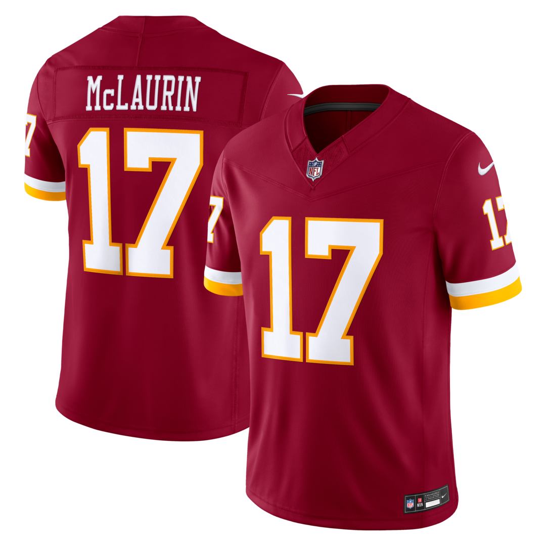 Men's Washington Commanders Terry McLaurin Nike Burgundy Team Vapor F.U.S.E. Stitched Limited Jersey - SUjersey01